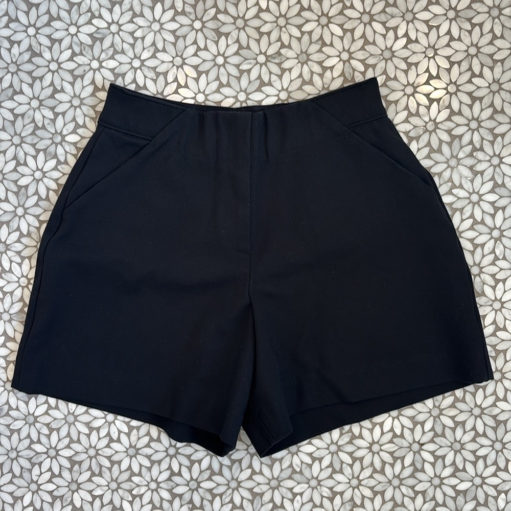 Women's Spanx Ponte Perfect Aline Pull On Shorts in Black, Size XS